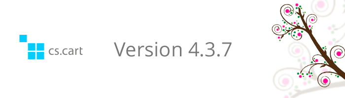 CS-Cart versie 4.3.7